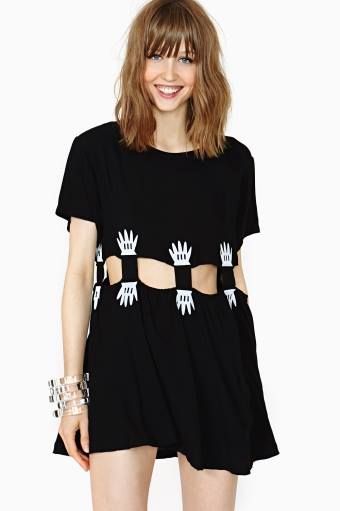 Vestido Luvas