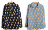 Camisa Denim Bart Simpson
