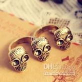 Anel Triplo Skull