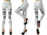 Legging Esqueleto Branca