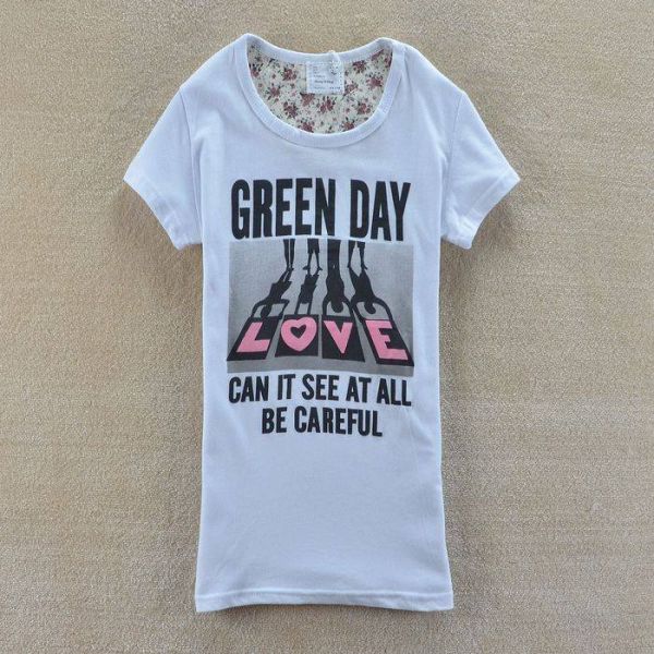 T-shirt Love Green Day