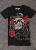 T-shirt skull and roses