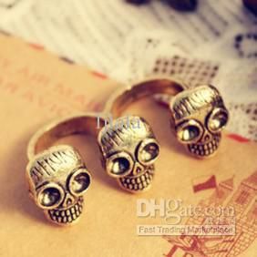 Anel Triplo Skull